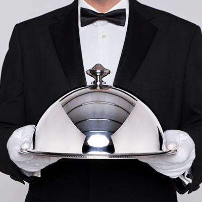 Apparel, Clothing, Waiter